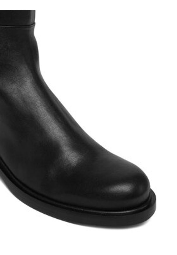 Stuart Weitzman Kozaki Gisele SM478 Czarny. Kolor: czarny. Materiał: skóra