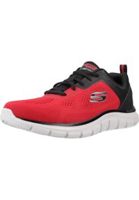 skechers - Kapcie SKECHERS TRACK Czerwony. Kolor: czerwony