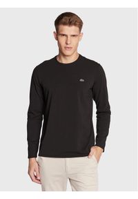 Lacoste Longsleeve TH0990 Czarny Regular Fit. Kolor: czarny. Materiał: bawełna. Długość rękawa: długi rękaw