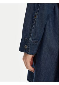 Calvin Klein Jeans Sukienka jeansowa J20J225008 Granatowy Regular Fit. Kolor: niebieski. Materiał: bawełna