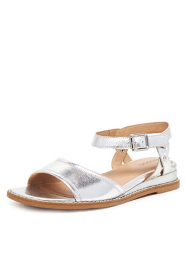 Lasocki Sandały WI33-CS853-HM-03 Srebrny. Kolor: srebrny. Materiał: skóra