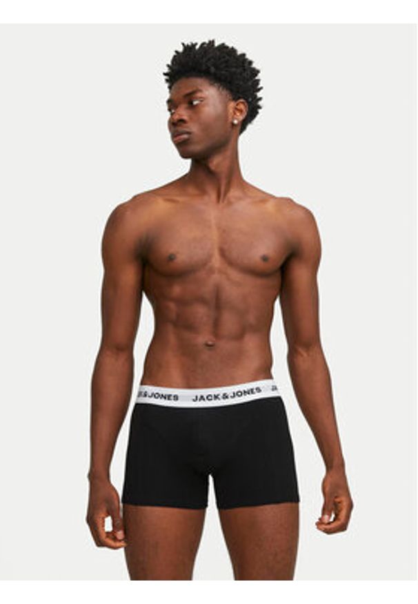 Jack & Jones - Jack&Jones Komplet 5 par bokserek 12254366 Czarny. Kolor: czarny. Materiał: bawełna