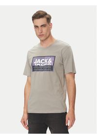 Jack & Jones - Jack&Jones Komplet 3 t-shirtów Logan 12284754 Kolorowy Regular Fit. Materiał: bawełna. Wzór: kolorowy #4