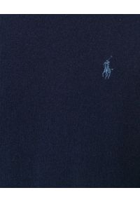 Ralph Lauren - RALPH LAUREN - Sweter z wełny merino. Kolor: niebieski. Materiał: wełna. Wzór: haft, aplikacja. Styl: klasyczny #2