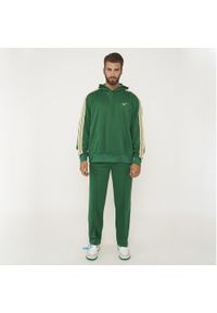 LEGEA - Komplet dresowy SPACE STELLAR zielony. Kolor: beżowy, wielokolorowy, zielony. Materiał: dresówka. Wzór: paski. Sport: fitness #1