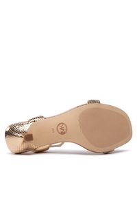 MICHAEL Michael Kors Sandały Carrie Sandal 40T2CEMS1M Złoty. Kolor: złoty. Materiał: skóra #6