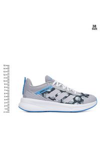 Adidas - adidas Sneakersy Minecraft Fortarun 4.0 JR1933 Szary. Kolor: szary. Materiał: materiał #2