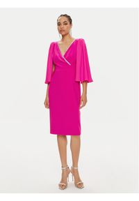 Joseph Ribkoff Sukienka koktajlowa 242732 Różowy Slim Fit. Kolor: różowy. Materiał: syntetyk. Styl: wizytowy