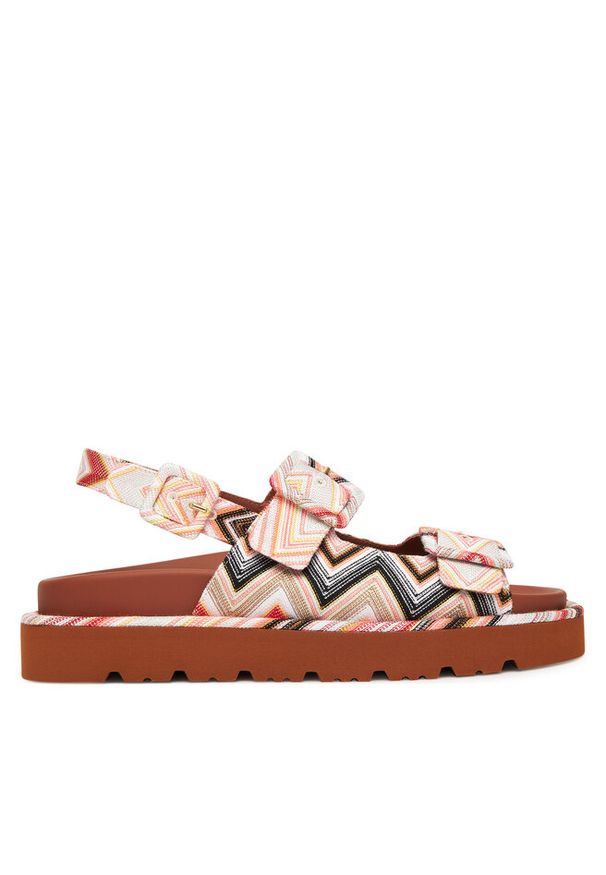 Sandały M Missoni. Kolor: brązowy
