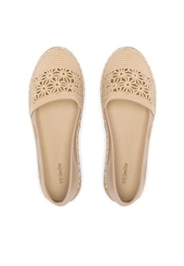 DeeZee Espadryle HER SOUL WSS990-204 Beżowy. Kolor: beżowy. Materiał: materiał