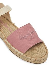 Pepe Jeans Espadryle PLS90684 Różowy. Kolor: różowy. Materiał: materiał #6