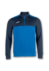 Bluza do piłki nożnej męska Joma Winner. Kolor: niebieski. Wzór: haft. Sport: piłka nożna #1