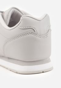 Born2be - Jasnoszare Buty Sportowe Laodosa. Okazja: na co dzień. Wysokość cholewki: przed kostkę. Kolor: szary. Materiał: materiał. Szerokość cholewki: normalna. Wzór: napisy, haft, aplikacja #4