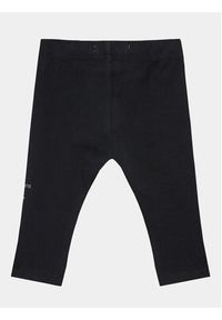 Calvin Klein Jeans Legginsy Monogram IN0IN00081 Czarny Slim Fit. Kolor: czarny. Materiał: bawełna