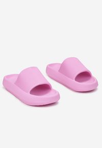 Born2be - Różowe Klapki z Pianki o Minimalistycznym Designie Kaseis. Okazja: na plażę, na co dzień. Kolor: różowy. Styl: sportowy, casual #3
