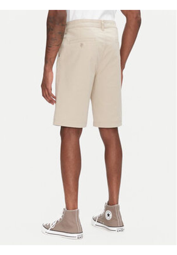 Lee Szorty materiałowe 112349200 Beżowy Regular Fit. Kolor: beżowy. Materiał: bawełna