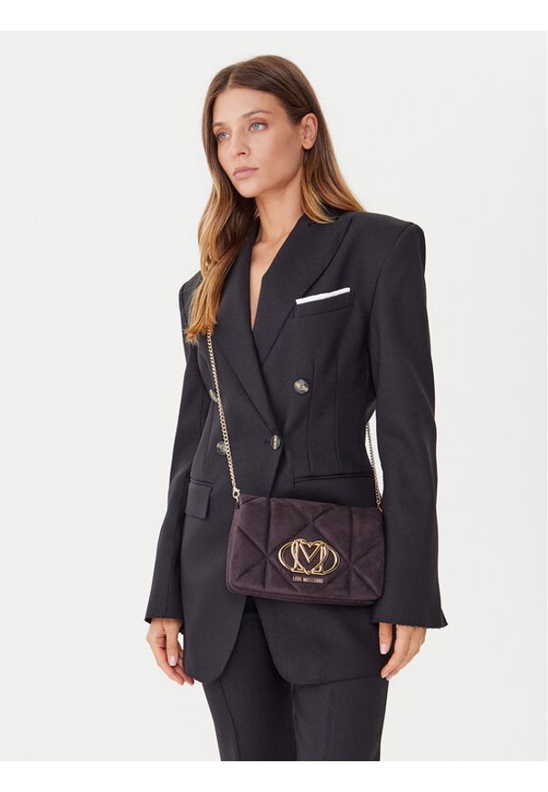 Love Moschino - LOVE MOSCHINO Torebka JC4043PP0NKE0650 Fioletowy. Kolor: fioletowy. Materiał: skórzane