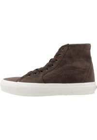 Tenisówki Vans Model Sk8-hi Tapered Corduro Kolor Brązowy. Kolor: brązowy. Materiał: tkanina