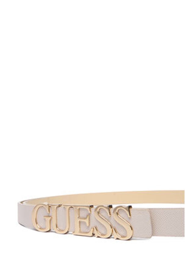 Guess Pasek Damski BW9257 P5320 Écru. Materiał: skóra