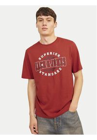 Jack & Jones - Jack&Jones T-Shirt Logo 12254862 Czerwony Standard Fit. Kolor: czerwony. Materiał: bawełna