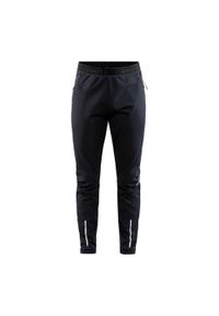 Spodnie sportowe męskie Craft Essence Wind. Kolor: czarny. Materiał: dresówka. Sport: fitness