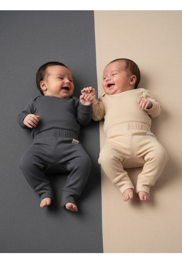 Sinsay - Ocieplane spodnie 2 pack - szary. Kolor: szary