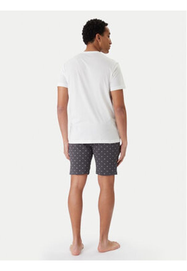 Calvin Klein Underwear Piżama LV00NM2960 Biały Regular Fit. Kolor: biały. Materiał: bawełna