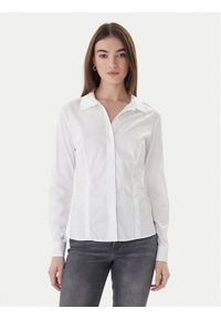 Guess Koszula W2YH41 WAF10 Biały Slim Fit. Kolor: biały. Materiał: bawełna #1