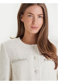 Guess Marynarka W6RL54 WJ632 Écru Regular Fit. Kolor: kremowy. Materiał: syntetyk #5