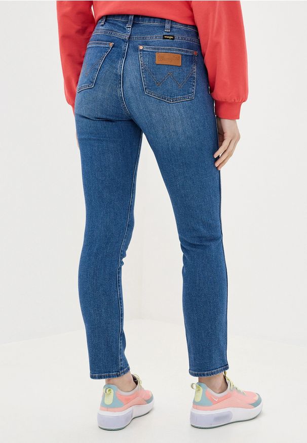 Wrangler - WRANGLER RETRO SKINNY DAMSKIE SPODNIE JEANSOWE DANCE WITH ME W253JH187 112127988. Styl: retro