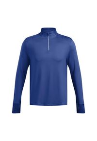 Longsleeve do biegania męski Under Armour Launch Pro 1/4 Zip. Kolor: niebieski. Długość rękawa: długi rękaw. Sport: bieganie #1