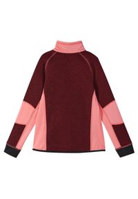 Bluza polarowa dla dziewczynki Reima Laskien. Kolor: czerwony. Materiał: polar