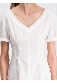 iBlues Sukienka codzienna Norme 72211292 Biały Regular Fit. Okazja: na co dzień. Kolor: biały. Materiał: bawełna. Typ sukienki: proste. Styl: casual #3