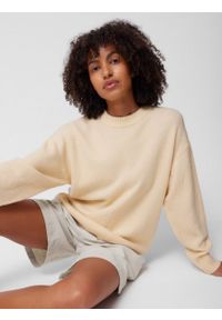 outhorn - Sweter oversize damski. Materiał: poliester, elastan, materiał, akryl, dzianina #10