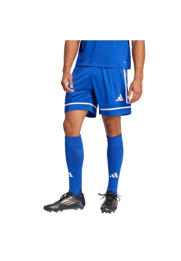 Spodenki Adidas Sport Squa25 Sho M Dorosłych. Kolor: niebieski, wielokolorowy, biały. Wzór: jednolity. Sport: piłka nożna