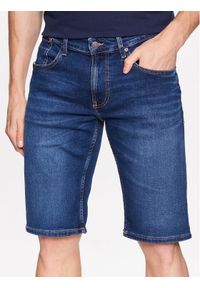 Tommy Jeans Szorty jeansowe Ronnie DM0DM16144 Granatowy Relaxed Fit. Kolor: niebieski. Materiał: bawełna, jeans