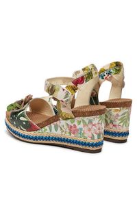 Laura Vita Espadryle Facyo 80 Beżowy. Kolor: beżowy. Materiał: skóra #5