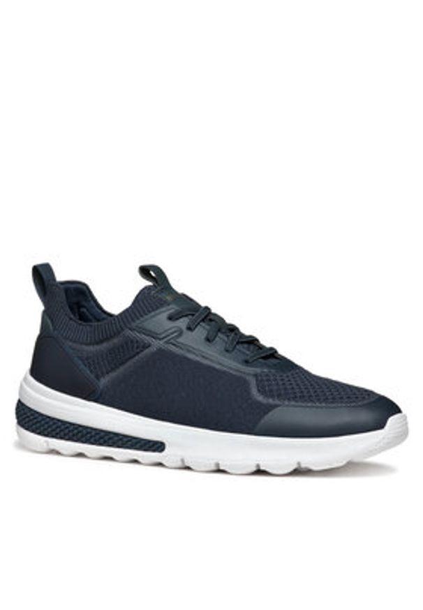 Geox Sneakersy U Spherica Actif U55BAB 0006K C4002 Granatowy. Kolor: niebieski. Materiał: materiał