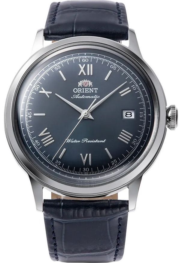 orient - Zegarek męski Orient RA-AC0024L30B niebieski. Kolor: niebieski
