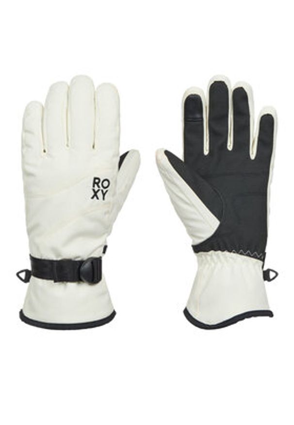 Roxy Rękawice snowboardowe Jetty Solid ERJHN03267 Biały. Kolor: biały. Materiał: poliester. Sport: snowboard