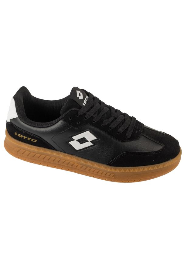 LOTTO - Buty halowe do piłki nożnej unisex, Makera. Kolor: czarny. Sport: piłka nożna