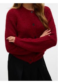 Vero Moda Kardigan Novah 10320496 Czerwony Regular Fit. Kolor: czerwony. Materiał: syntetyk #3