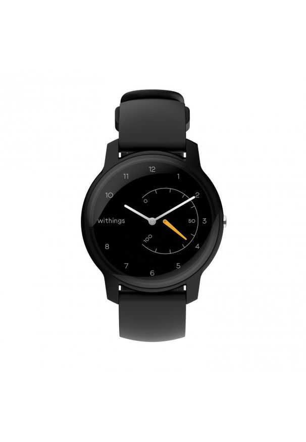 WITHINGS - Smartwatch Withings Move czarny. Rodzaj zegarka: smartwatch. Kolor: czarny. Materiał: materiał. Styl: sportowy, klasyczny