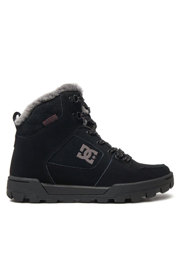 DC Shoes Botki Manteca 4 ADJB100012-BK2 Czarny. Kolor: czarny. Materiał: skóra