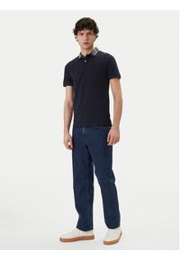 Guess Polo M6GP66 K3070 Granatowy Slim Fit. Typ kołnierza: polo. Kolor: niebieski. Materiał: bawełna #2