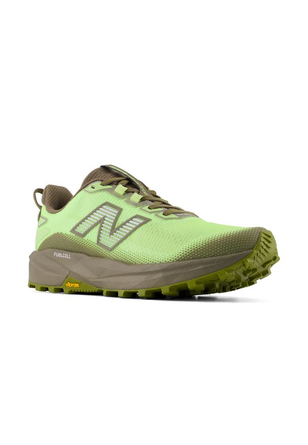 Buty damskie New Balance FuelCell Rebel Trail WRBT6JX – zielone. Kolor: zielony. Materiał: materiał, syntetyk, guma. Szerokość cholewki: normalna. Sport: fitness, bieganie