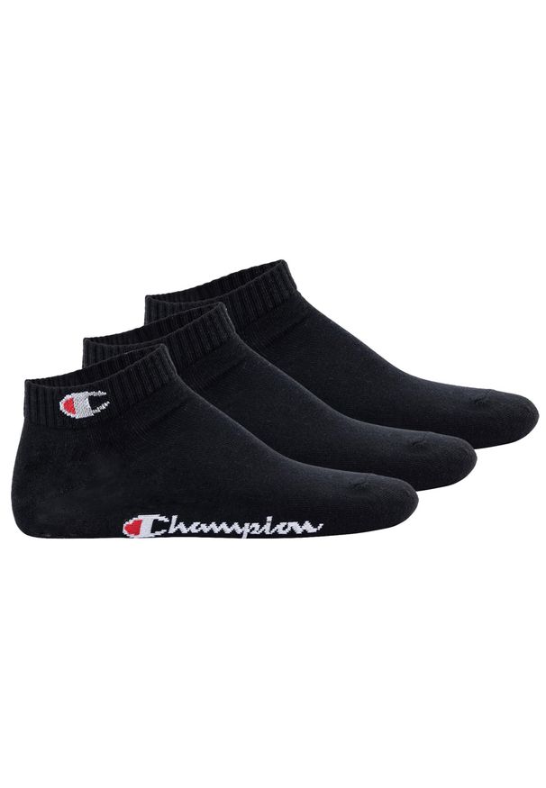 Skarpety Champion 3pk Quarter Socks. Kolor: czarny. Sport: bieganie