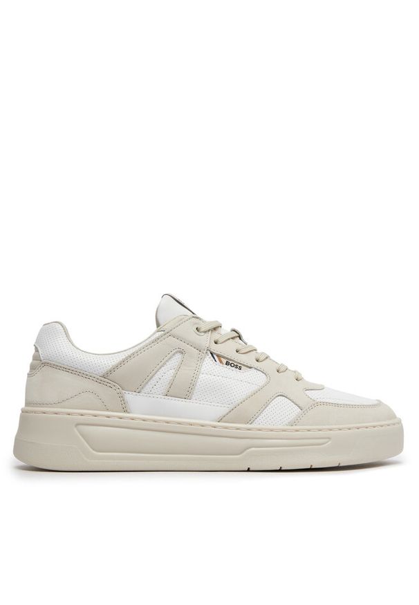 Sneakersy BOSS. Kolor: beżowy