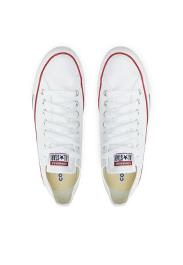 Converse Trampki All Star Ox M7652C Biały. Kolor: biały. Materiał: materiał