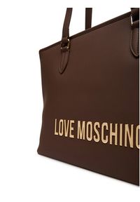 Love Moschino - LOVE MOSCHINO Torebka JC4190PP1NKD0301 Brązowy. Kolor: brązowy. Materiał: skórzane #4